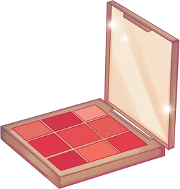 Manhwa Style Green Make-up Palette